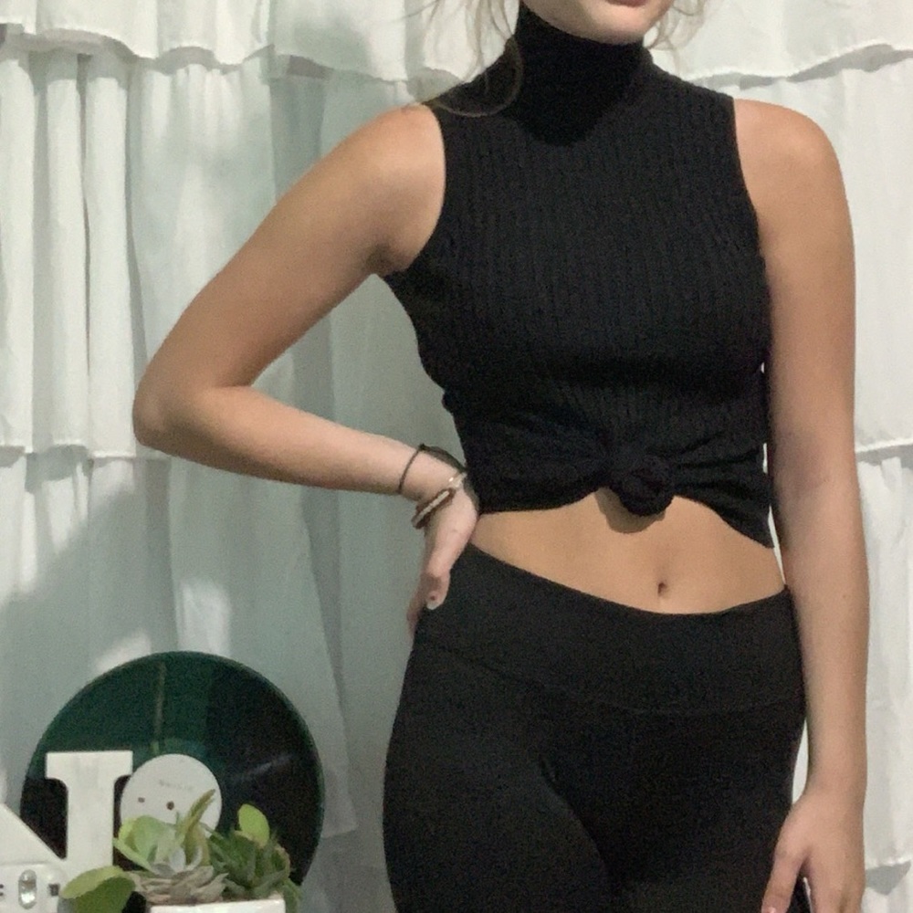 Worthington Black Turtleneck Sweater
